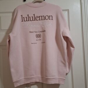 Lululemon Heavyweight Fleece Pullover Tennis Club